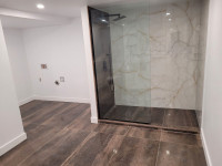 Panneau de douche en verre/Glass shower panel