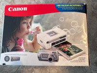 Cannon PowerShot A470 Camera and Selphy CP740 printer