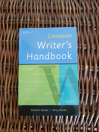 Canadian Writer's Handbook - By Richard Davies, Jerry Wowk