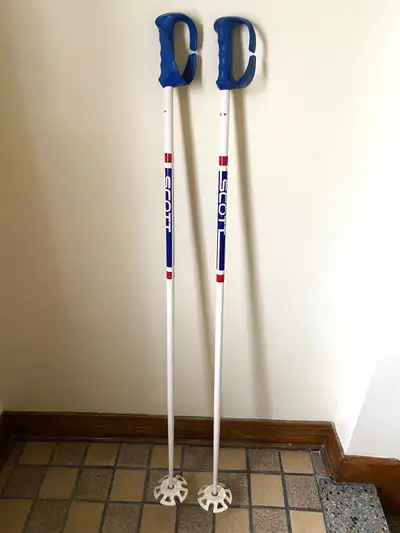 Scott Downhill Ski Poles 130cm Batons Alpin Scott, View more