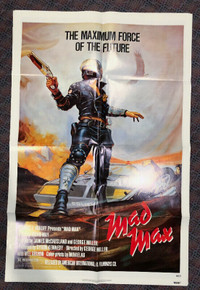 Vintage Original Theatre Poster Mad Max