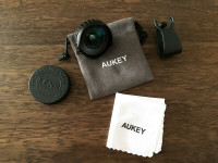 Smart phone add on Aukey Ora 2-in-1 Wide Angle & Macro Lens Kit