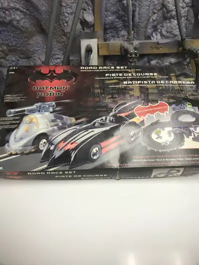 Vintage 1997 Kenner BATMAN and ROBIN road race set, View more