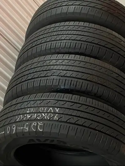 x4 225/60/18 Yokohama Avid GT All Season Tires. In good condition. 514 346 8019. Call or text. x4 pn...