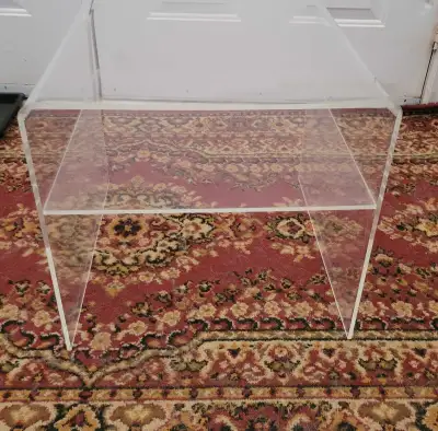 Vintage Acrylic Waterfall Table, View more