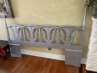 King Size Bed Headboard Solid Wood 