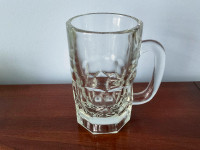 Vintage Heavy Glass Mugs