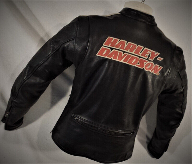 Manteau HARLEY Homme SMALL Cuir Noir DOUBLURE Détachable 295$ RV dans Hommes  à Ville de Montréal