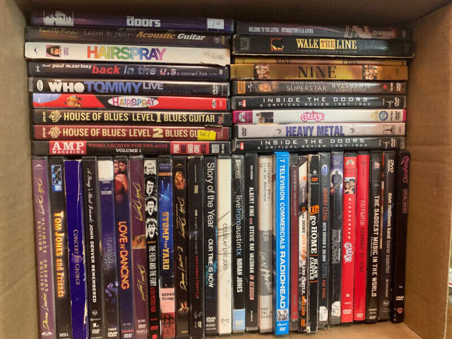 LOT SALE # 1 - " VARIOUS MUSIC DVDS " Lot Pick and Choose in CDs, DVDs & Blu-ray in City of Halifax