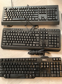 Wired computer keyboards