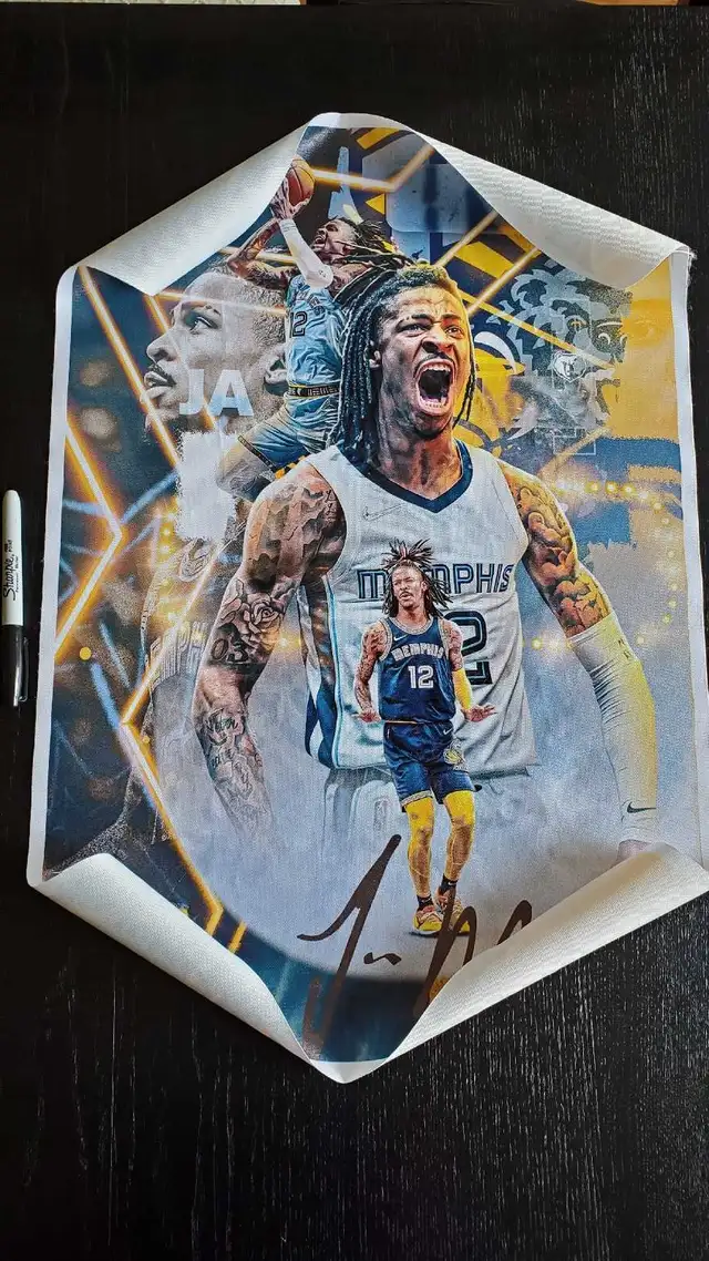 Ja Morant Canvas Poster in Arts & Collectibles in Cambridge - Image 3