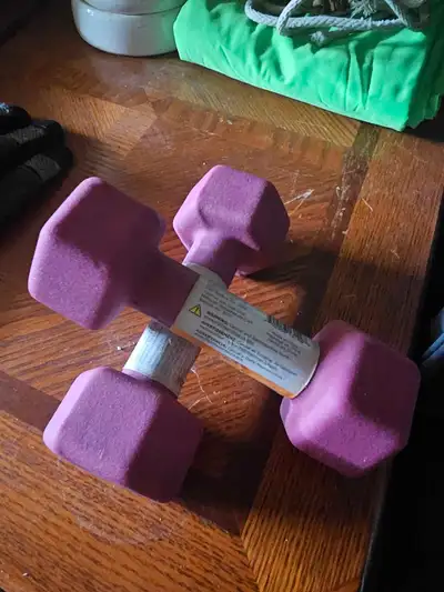 5 lb Dumbbells.  Trades anything..., View more
