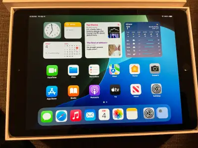 Apple iPad 10.2”, 128 GB, wi-fi & cellular, 8th generation, comes with a new in the box Logitech Sli...