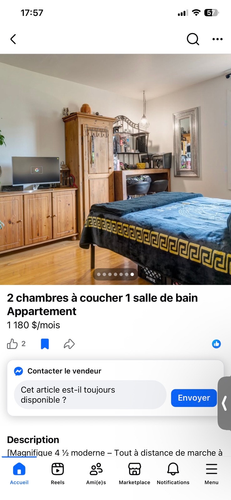 appartement 4 1/2 — photo 1