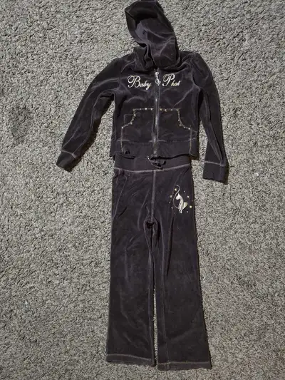 Authentic Girls size 5/6 velour baby phat track suit, View more
