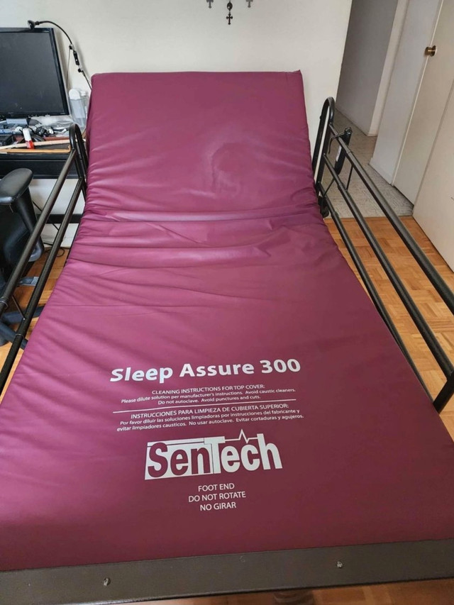 Adjustable Hospital Bed w/ Gel Mattress | Health & Special Needs | City of  Toronto | Kijiji
