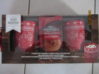 Gourmet Cocoa Mix with Holiday Mugs
