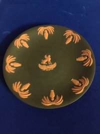 RARE WEDGWOOD EGYPTIAN BLACK BASALT TERRACOTTA PLATE 9”