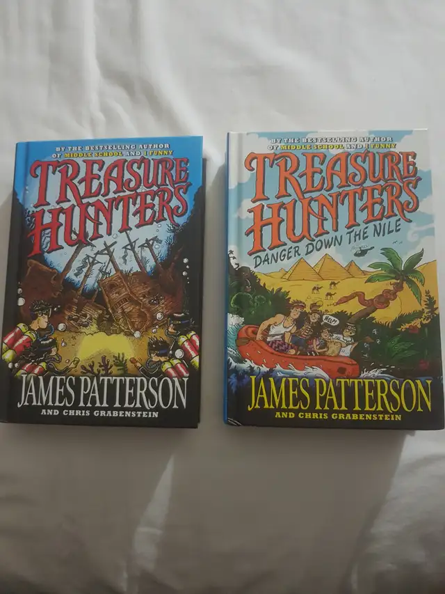 Treasure Hunters by James Patterson.  Books #1 and #2 in Children & Young Adult in Saskatoon - Image 2