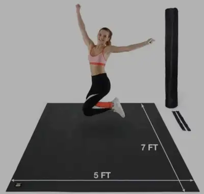 7ft x 5ft premium large exercise mats - New!! (7mm Thickness), View more