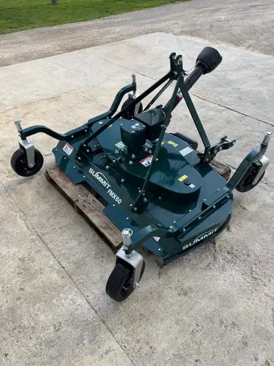 (Unused) Summit FMX60 5ft finishing mower, 3 point hitch attachment, 540 PTO, great for the back of...