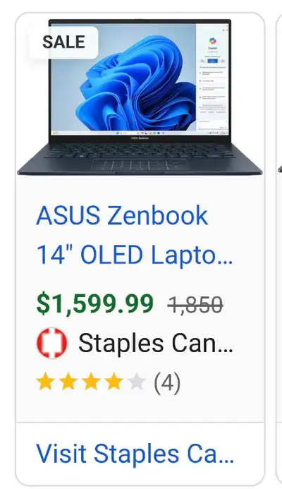 Used ASUS Zenbook 14 OLED (Q409, 12th Gen Intel), View more