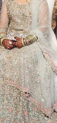 Indian Pakistani bridal dress, gown