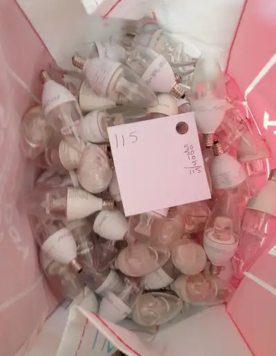 115 LED chandelier bulbs, View more