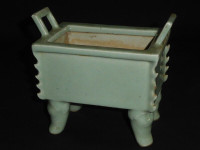 Beautiful  Ming Longchen kiln light green burner