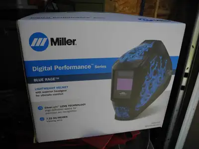 NEW MILLER Digital Performance™ Blue Rage OR BLACK Welding Helmet W/Clearlight ClearLight™ 2.0 Lens...