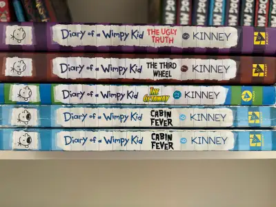 5 books Diary of a Wimpy Kid , View more