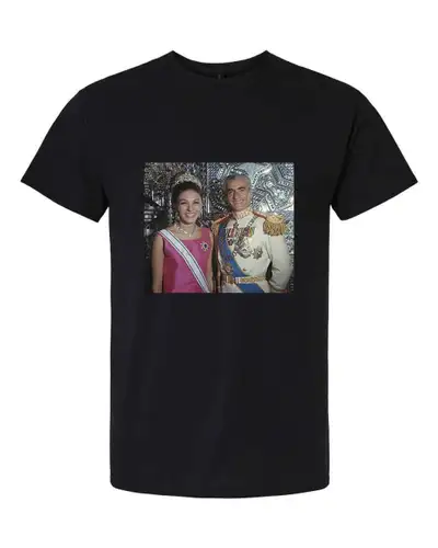 T-shirt king and queen of Iran, View more