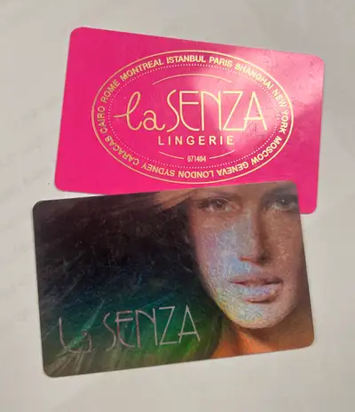 $167.29 value worth of La Senza gift cards for 150.00. That’s a $17.29 free bonus for you! I guarant...