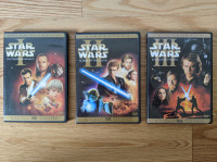STAR WARS I - STAR WARS II - STAR WARS III - DVD Triology