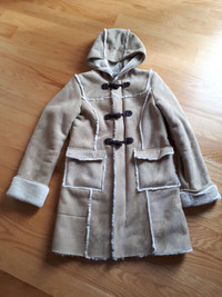 Girl's Faux Suede Coat - Youth Size 12