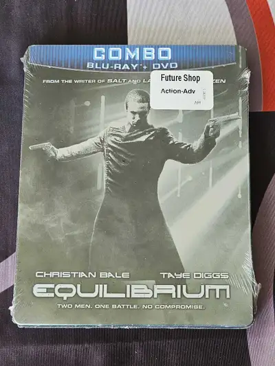 Out Of Print Future Shop exclusive blu ray of Equilibrium $30 Shipping is available