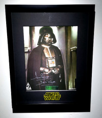 Darth Vader autographed