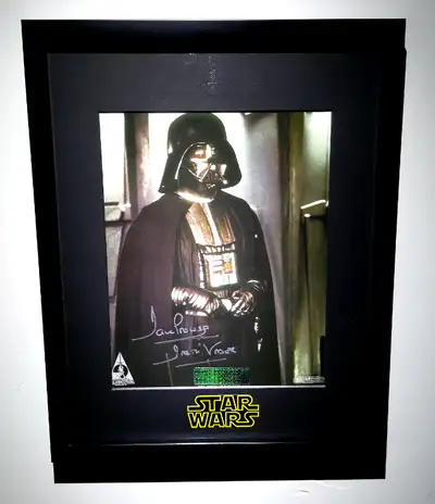 Darth Vader autographed, View more