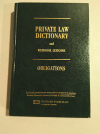 Private Law Dictionary and Bilingual Lexicons