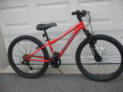 Barely used Nakamura Agyl 24" Junior 7 speed FS mountain bike, View more