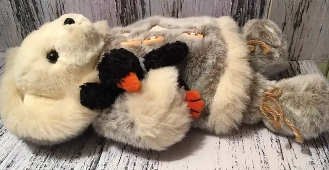 The Bearington Collection ZIGGY & LOU Bear with Penguin Plush in Toys & Games in City of Toronto - Image 3