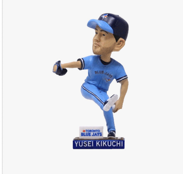 Yusei Kikuchi Toronto Blue Jays Bobblehead in Arts & Collectibles in City of Toronto