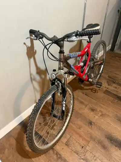 Infinity Nemesis Full Suspension MTB - 21 Speed - Free Tire Inst, View more