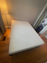 Double premium foam mattress  and metal bed frame 