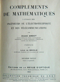 Compléments de mathématiques A.Angot