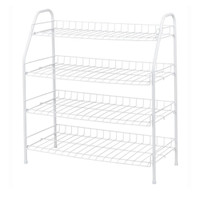 4 tier shoe rack fits 12 - 16 pairs of shoes 