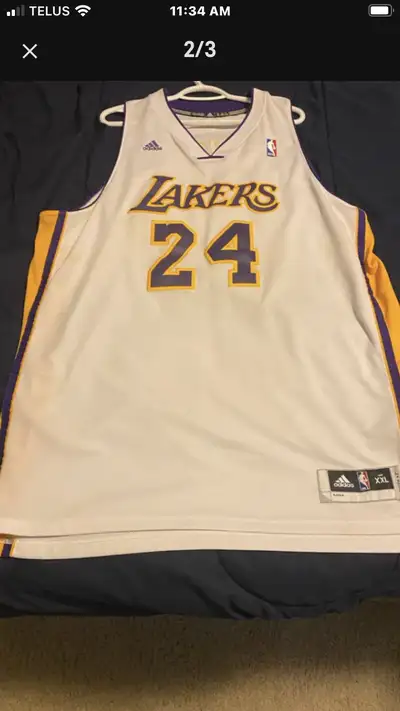 Adidas Los Angeles Lakers Kobe Bryant Jersey, View more
