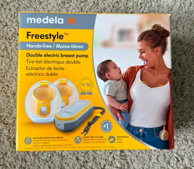 Medela Freestyle hands free pump. Great condition and awesome for on the go.