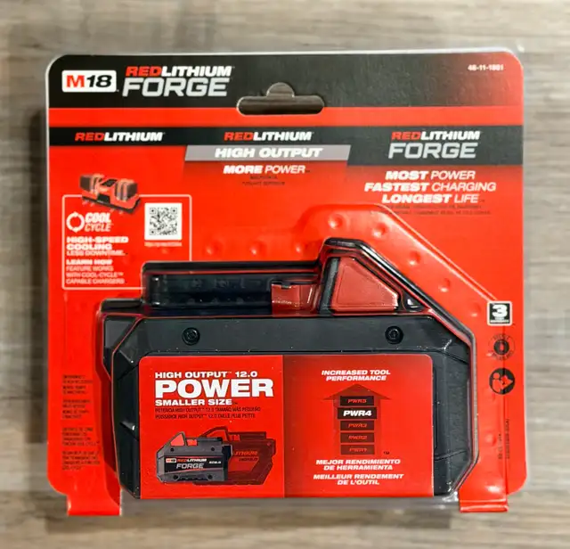Milwaukee 18V Lithium-Ion XC 8 Ah Forge Battery - New in Power Tools in Kingston - Image 3
