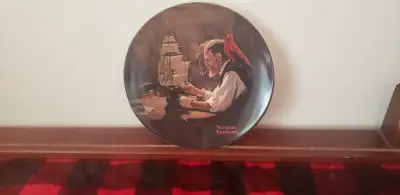 Norman Rockwell's "The Shipbuilder" plate. mint condition. $10